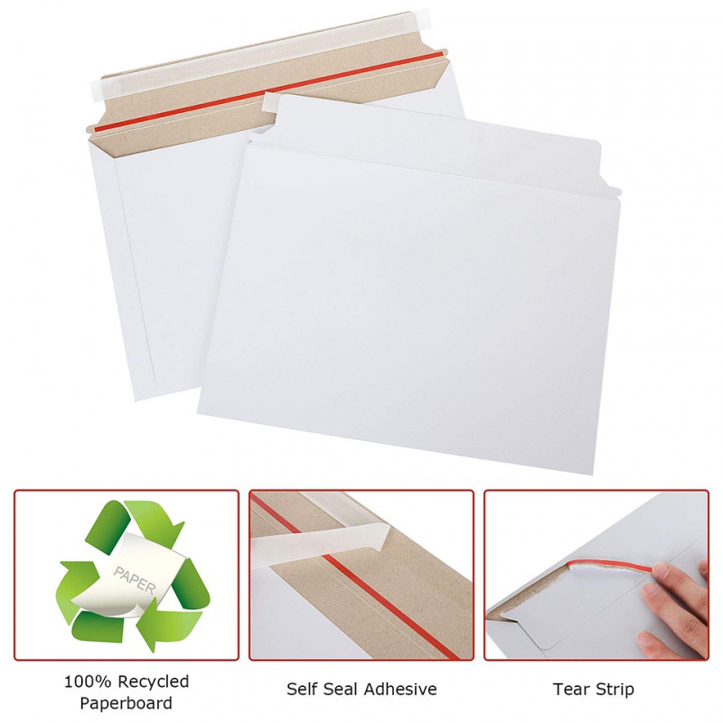 Letter Envelope Kraft - 10/25 Con Trắng Cứng Nhắc Nhân