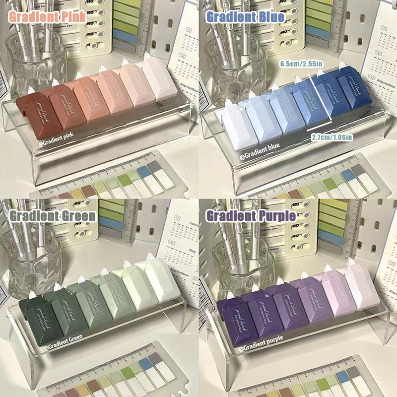 6PC Card Style Gradient Correc - đánh giá và giá Correction Tape Roller