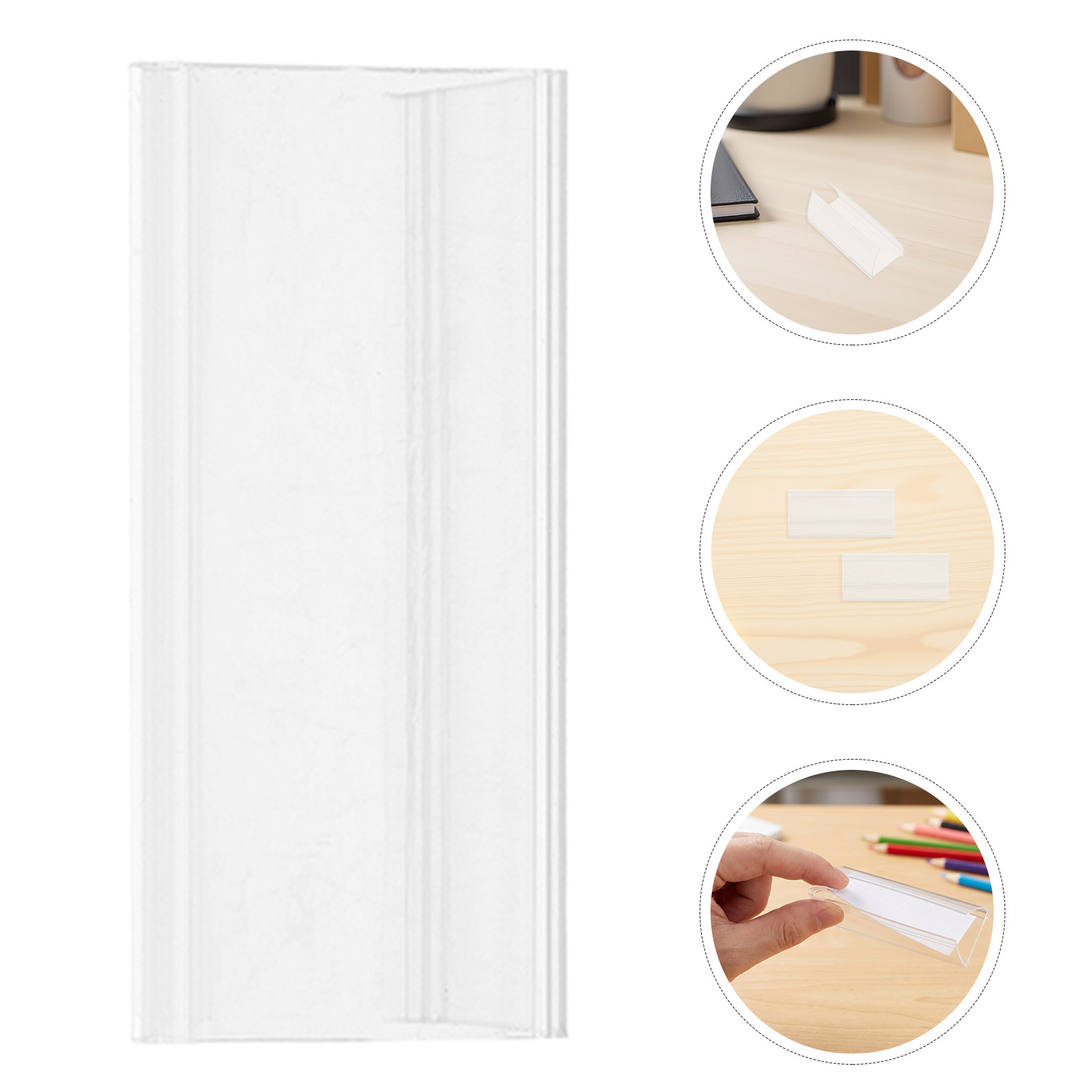 25Pcs Clear Plastic Nameplate  - đánh giá và giá Desk Name Plate