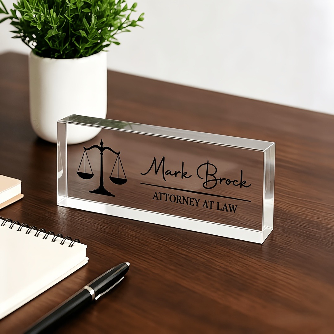 Personalized Lawyer & Judge Ac - đánh giá và giá Desk Name Plate