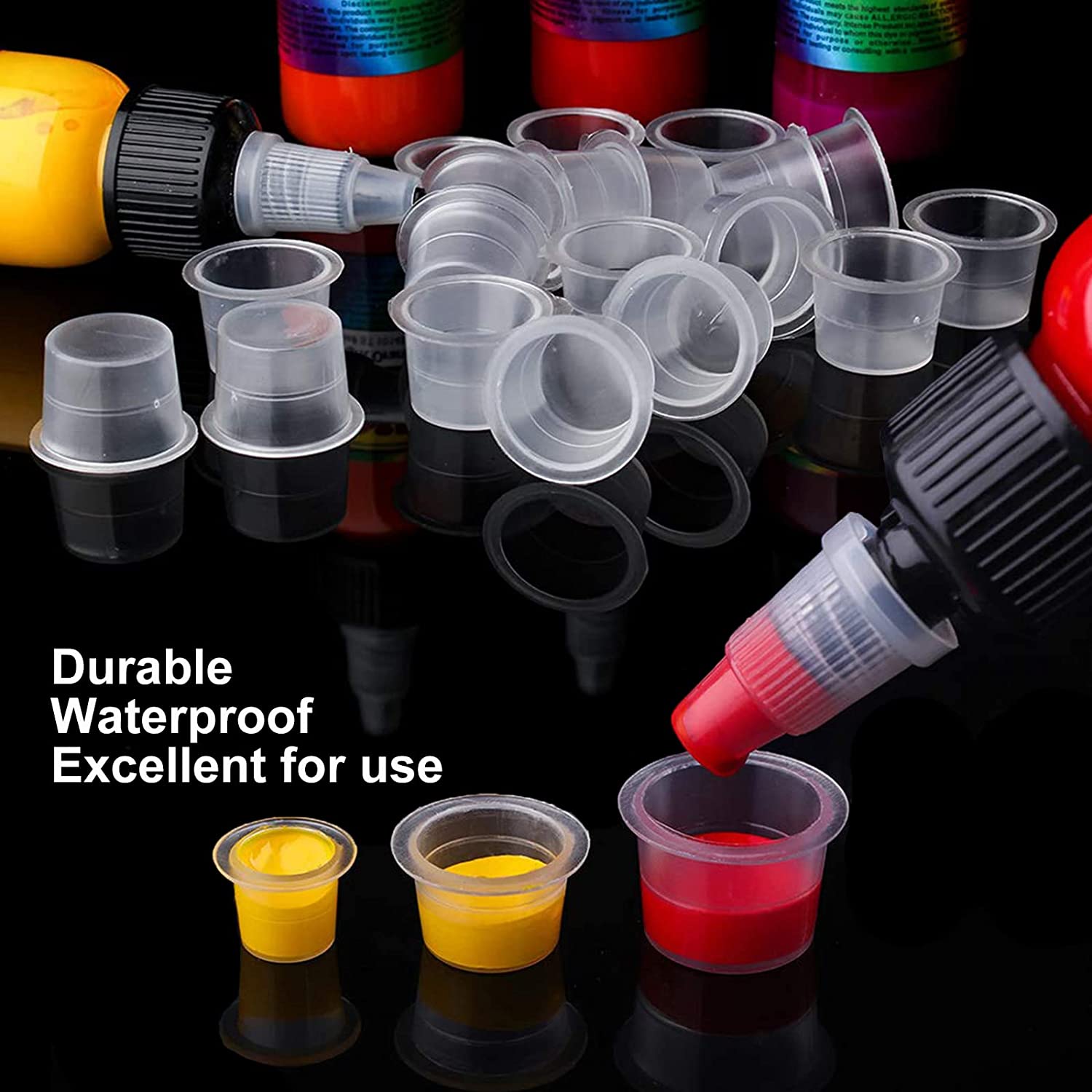 1000/500/100pcs Plastic Tattoo - đánh giá và giá Calligraphy Ink Bottle