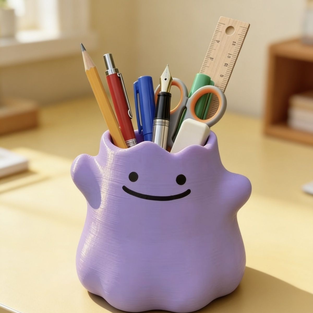 Pokemon Ditto Pen Holder Creat - đánh giá và giá Stationery Office