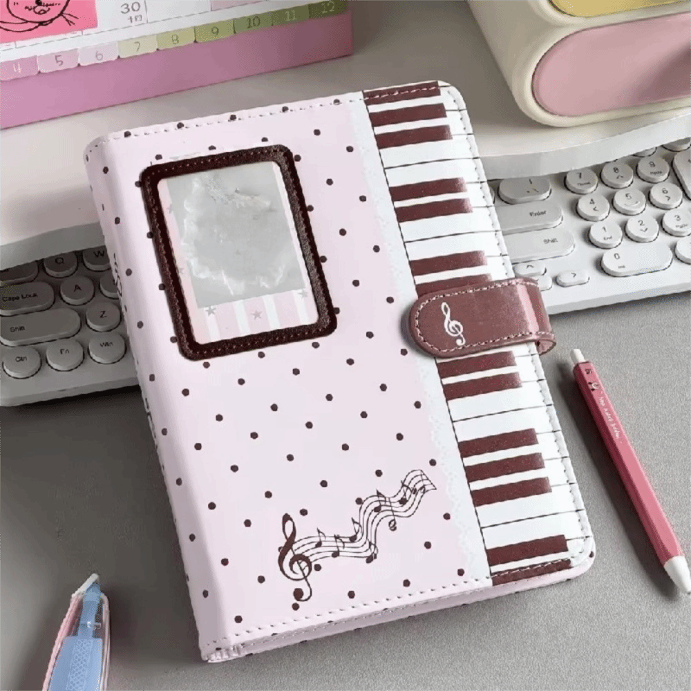 Polka Dot Piano Binder Noteboo - đánh giá và giá Notebook Dotted A5