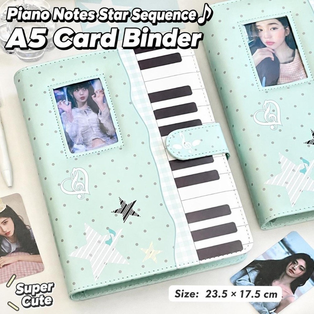 Polka Dot Piano Binder Noteboo - đánh giá và giá Notebook Dotted A5
