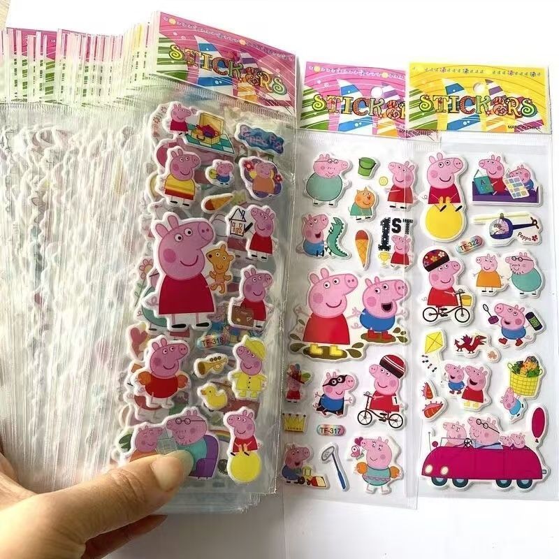 Peppa Pig cartoon sticker note - đánh giá và giá Memo Pad Sticky