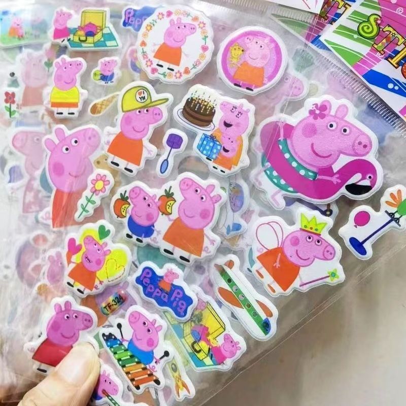 Peppa Pig cartoon sticker note - đánh giá và giá Memo Pad Sticky
