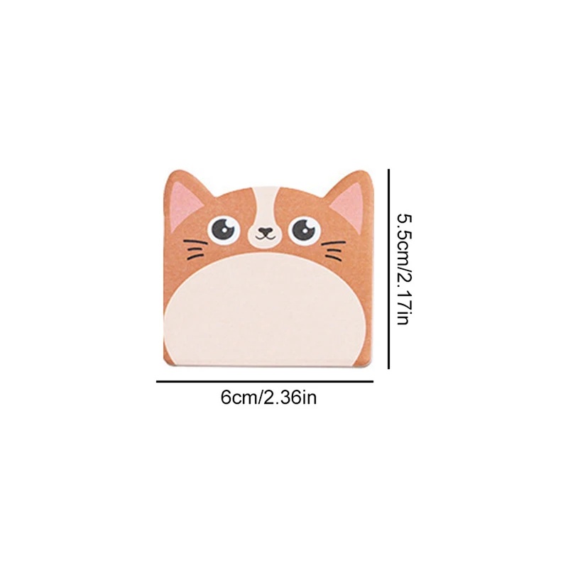 240 tờ giấy ghi chú hình thú đ - đánh giá và giá Memo Pad Sticky
