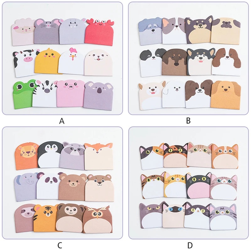 240 tờ giấy ghi chú hình thú đ - đánh giá và giá Memo Pad Sticky