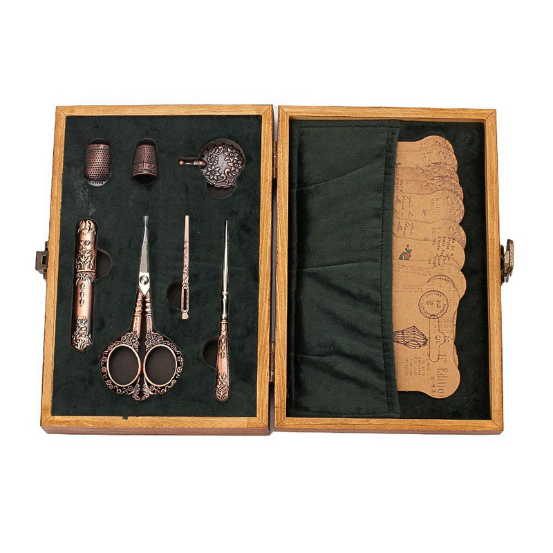 Vintage Sewing Kit European St - đánh giá và giá Scissors Stainless Craft