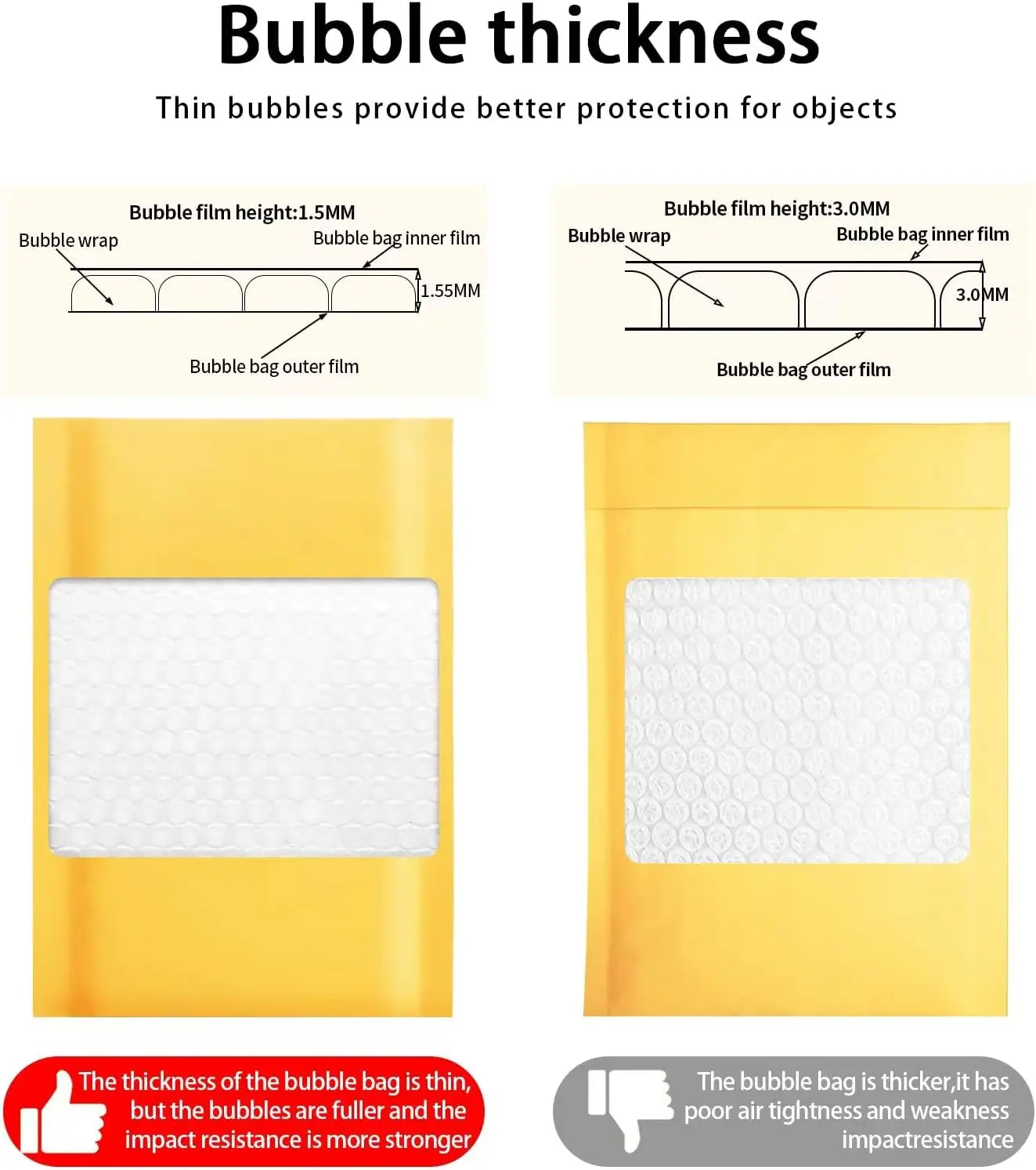 100pcs Bubble Envelope Sending - đánh giá và giá Letter Envelope Kraft