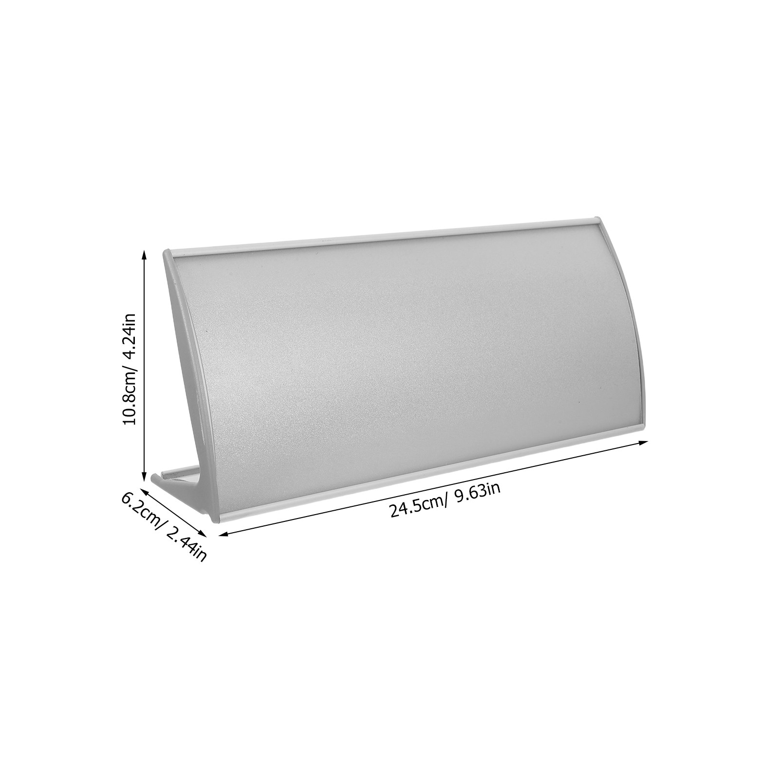Aluminum Alloy L Shape Desk Na - đánh giá và giá Desk Name Plate