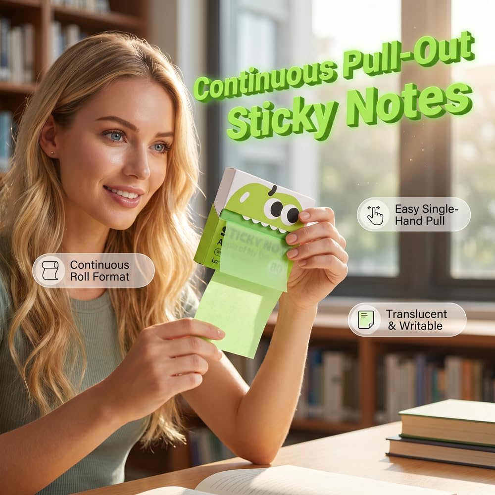 Transparent Pull-Out Glitter S - đánh giá và giá Memo Pad Sticky