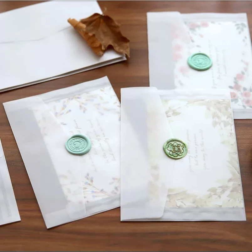 A5 A6 Sulfuric acid paper tran - đánh giá và giá Letter Envelope Kraft