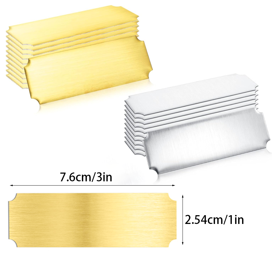  20pcs Engravable Stainless S - đánh giá và giá Desk Name Plate