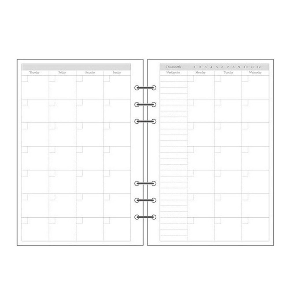 Grid Daily Planner 45 Sheets S - đánh giá và giá Notebook Dotted A5